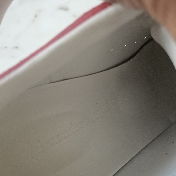 Alexander McQueen Oversized Sneakers Red/White - Picture 6 of 15